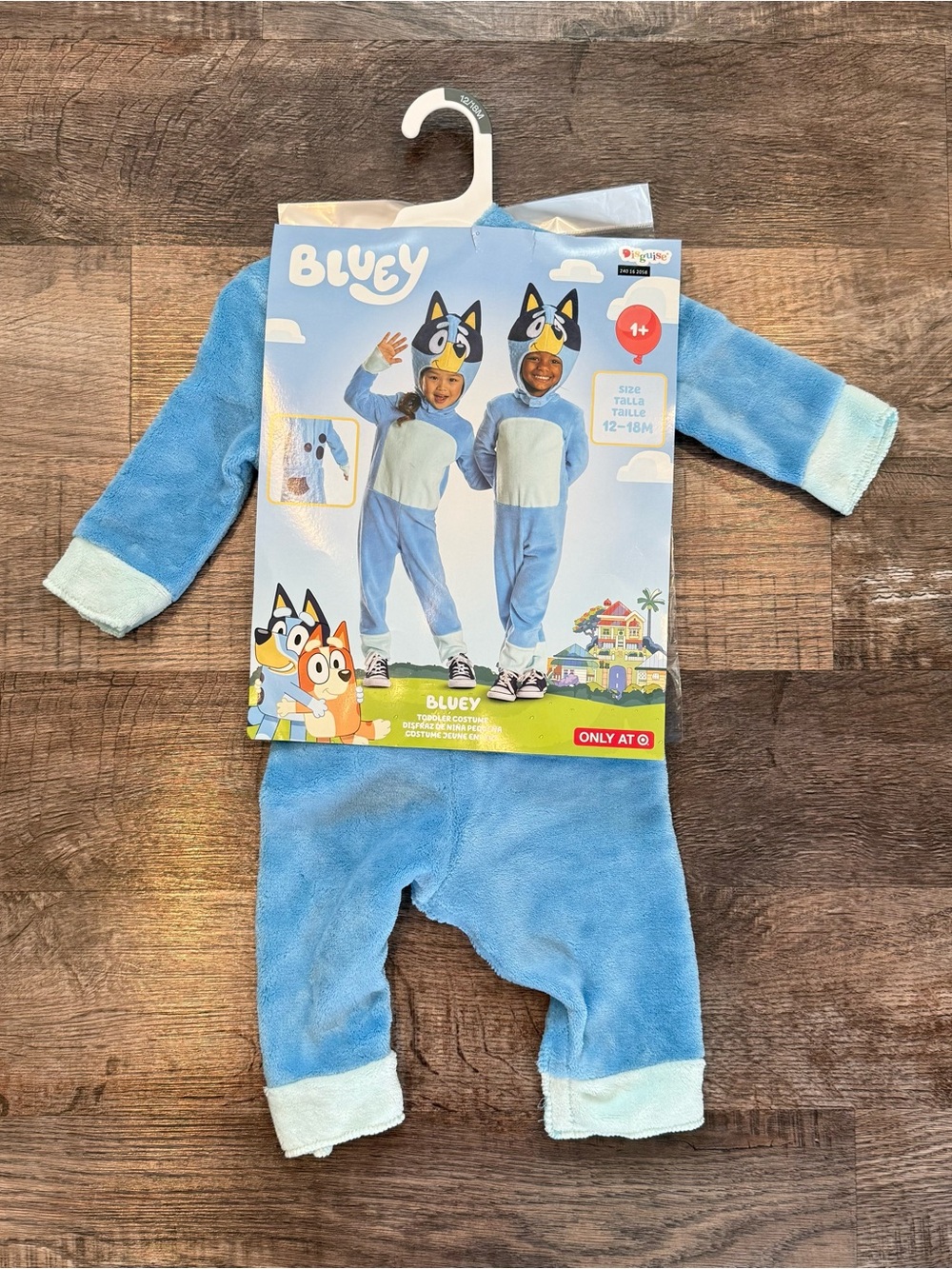 NWT Disney Bluey Toddler Halloween Costume 12-18 Months Unisex Cosplay